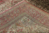4 x 7 Antique Silk Kashan Vase Prayer Rug 77269