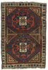 2 x 2 Antique Caucasian Kazak Rug 77270
