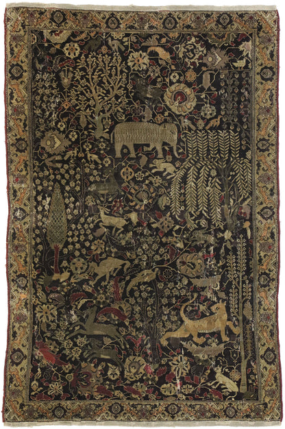 4 x 6 Antique Agra Rug 77271