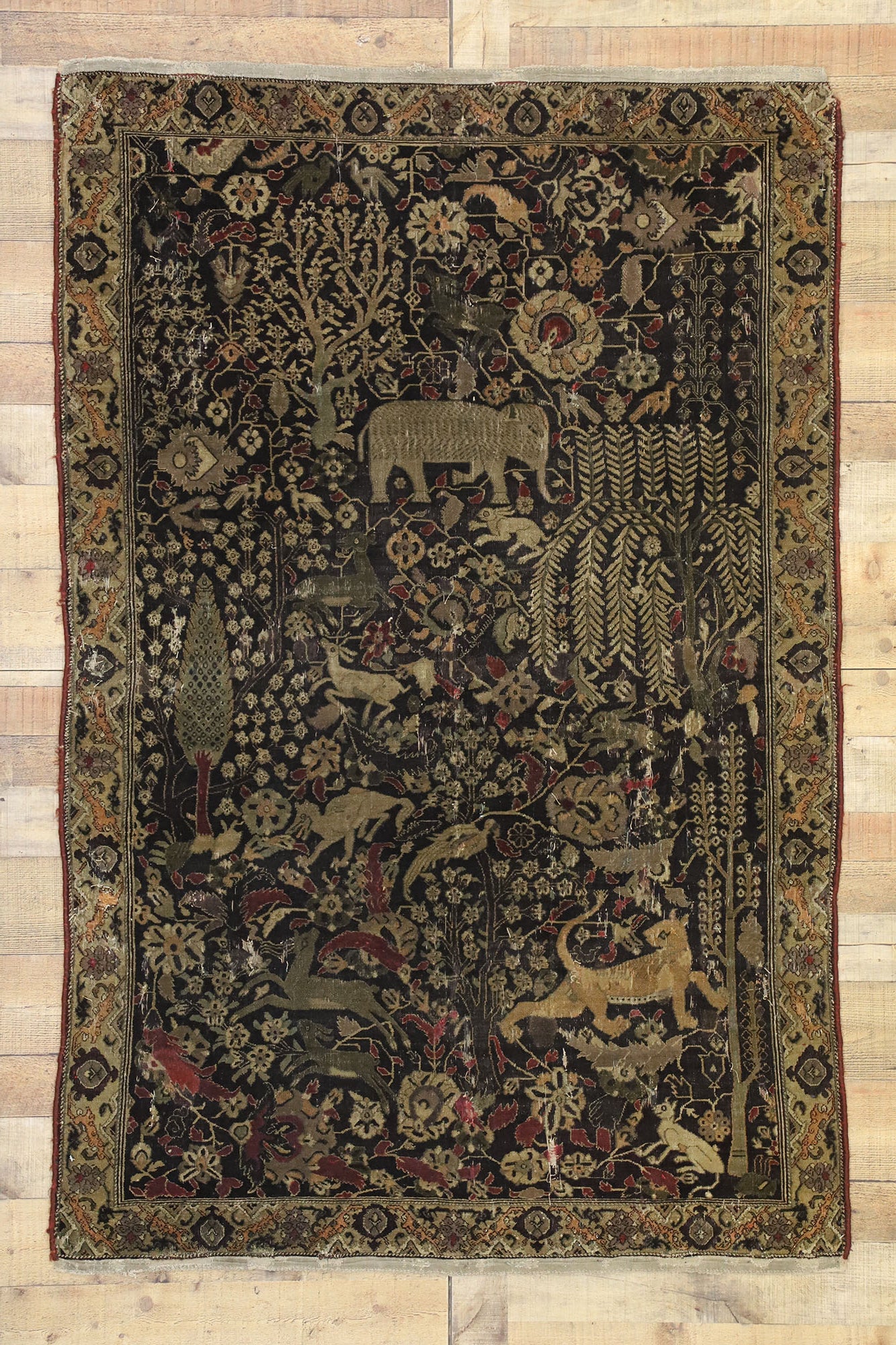4 x 6 Antique Agra Rug 77271