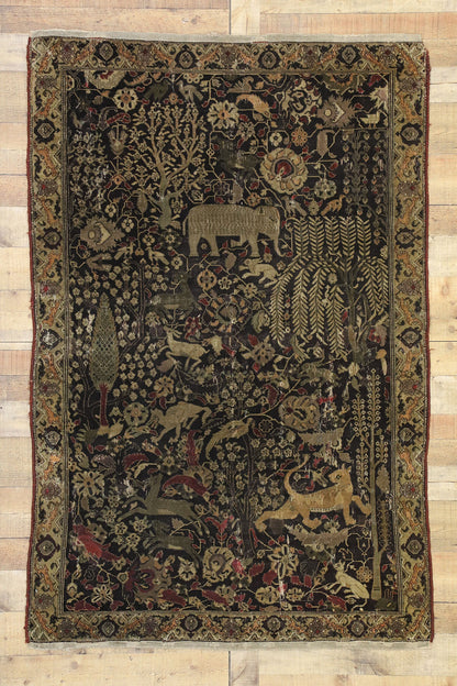 4 x 6 Antique Agra Rug 77271