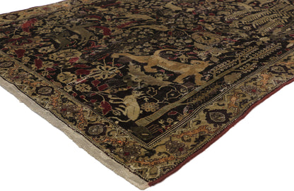 4 x 6 Antique Agra Rug 77271