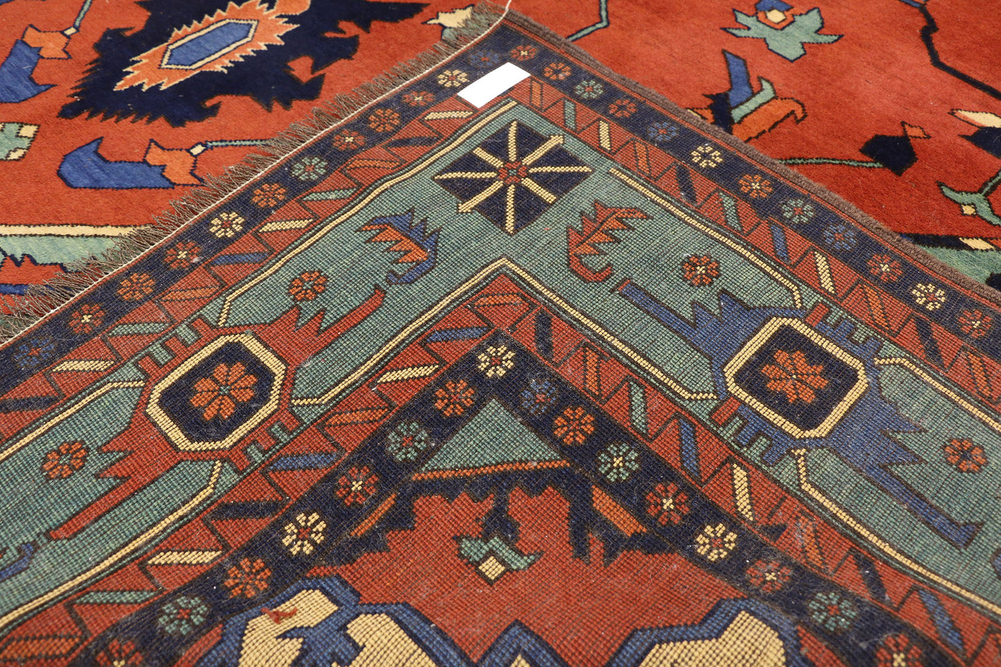9 x 11 Vintage Afghan Rug 77274