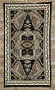 6 x 10 Antique Two Grey Hills Navajo Rug 77275
