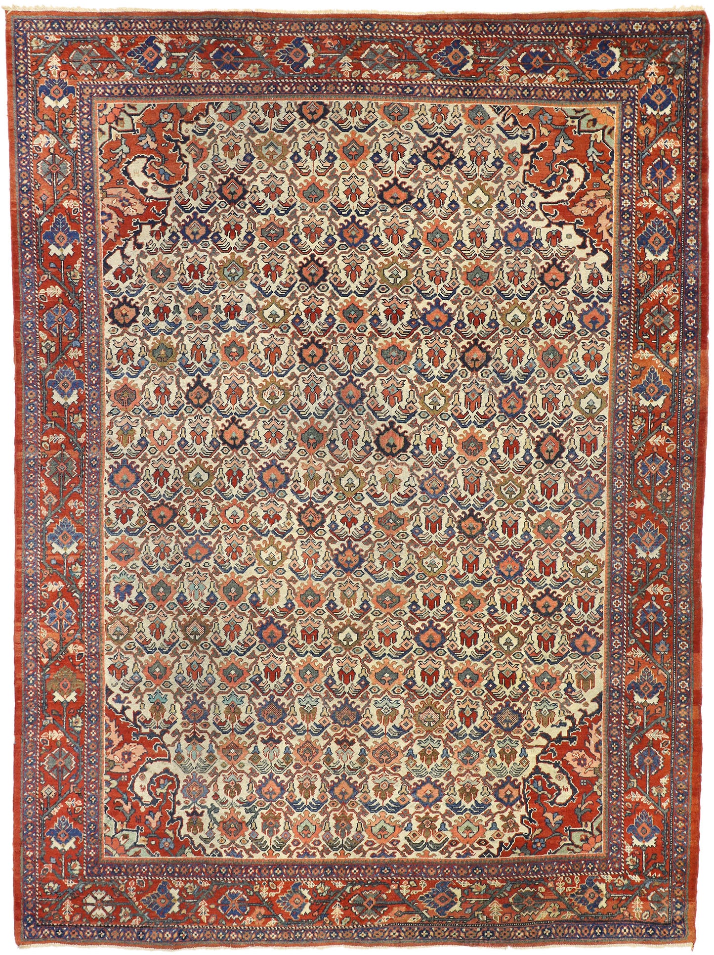 9 x 12 Antique Mahal Rug 77277