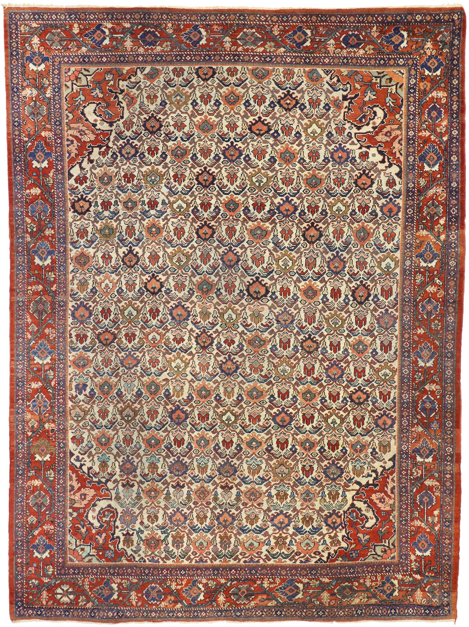 9 x 12 Antique Mahal Rug 77277