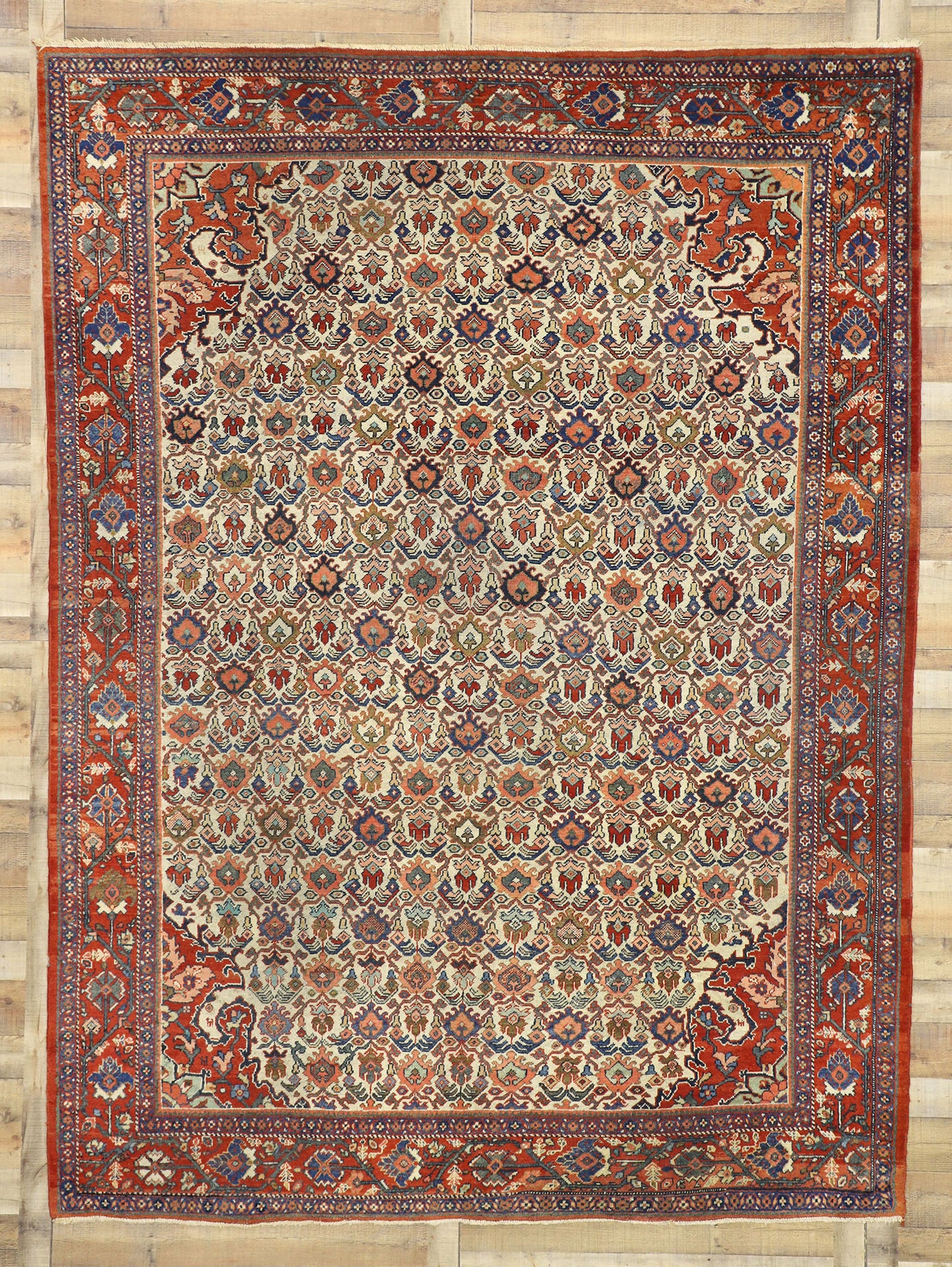 9 x 12 Antique Mahal Rug 77277