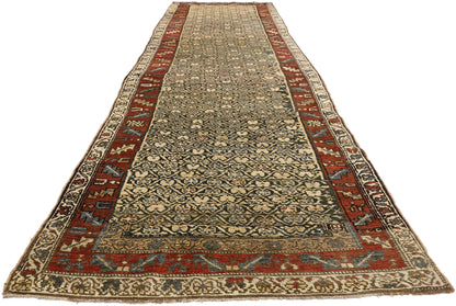 4 x 14 Antique Persian Kurdish Rug 77278