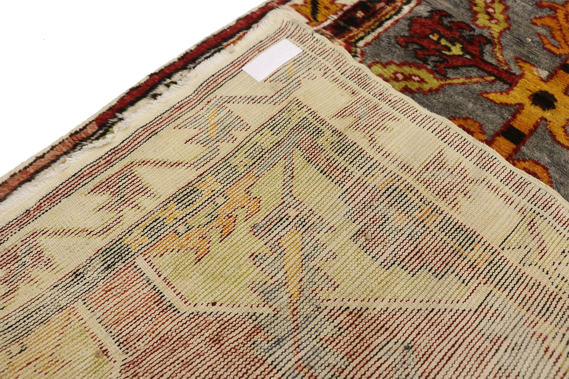 3 x 12 Vintage Turkish Oushak Runner 77279