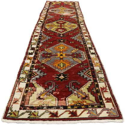 3 x 12 Vintage Turkish Oushak Runner 77279