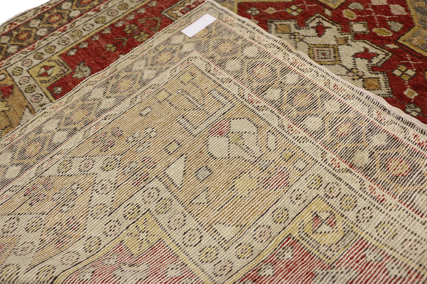 4 x 6 Vintage Turkish Oushak Rug 77281