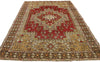 4 x 6 Vintage Turkish Oushak Rug 77281