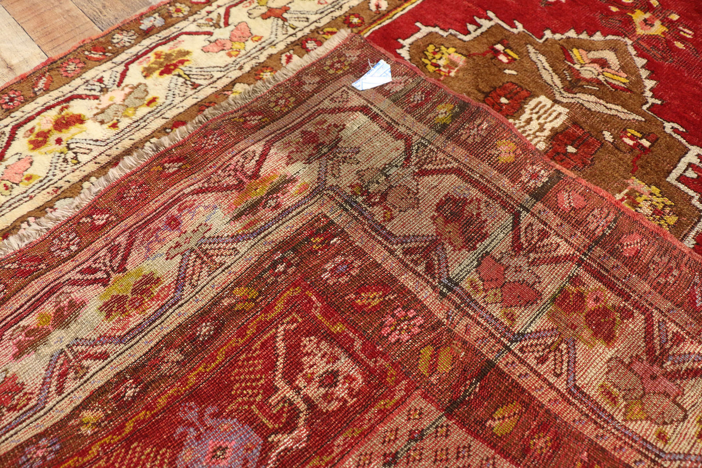 4 x 10 Vintage Turkish Oushak Runner 77284