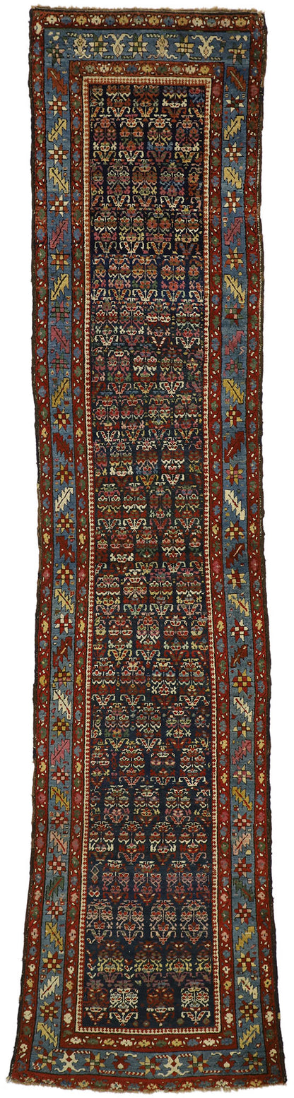 3 x 13 Antique Persian Malayer Runner 77285