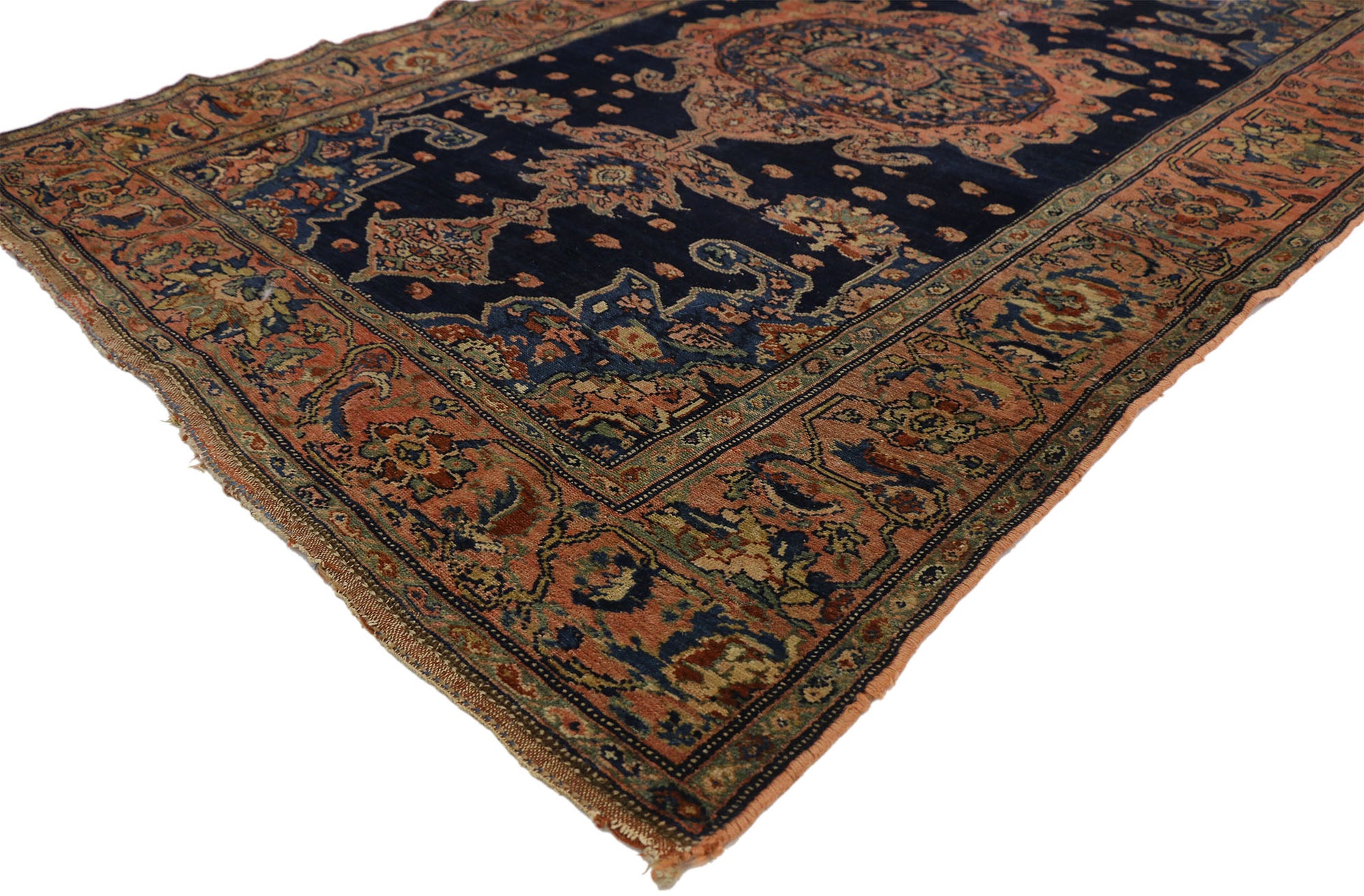 4 x 6 Antique Persian Malayer Rug 77286