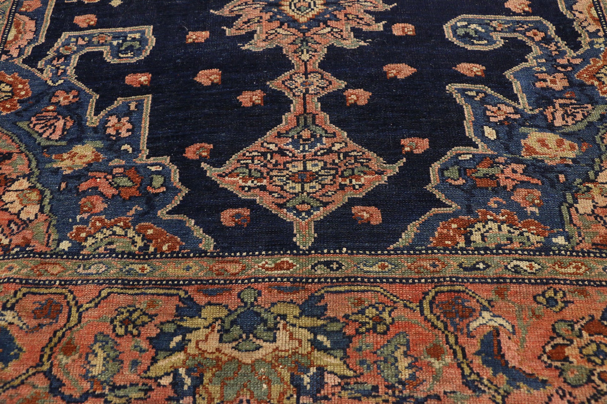 4 x 6 Antique Persian Malayer Rug 77286
