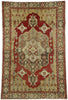 4 x 6 Vintage Turkish Oushak Rug 77287