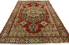 4 x 6 Vintage Turkish Oushak Rug 77287