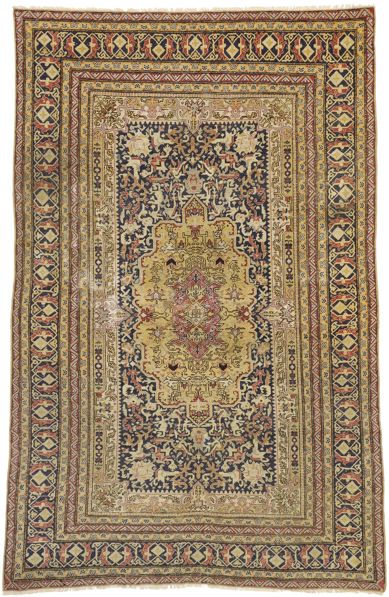 6 x 10 Antique Turkish Sivas Rug 77288
