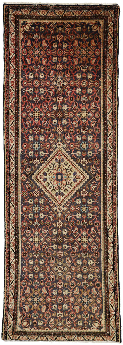 3 x 10 Vintage Persian Hamadan Runner 77289