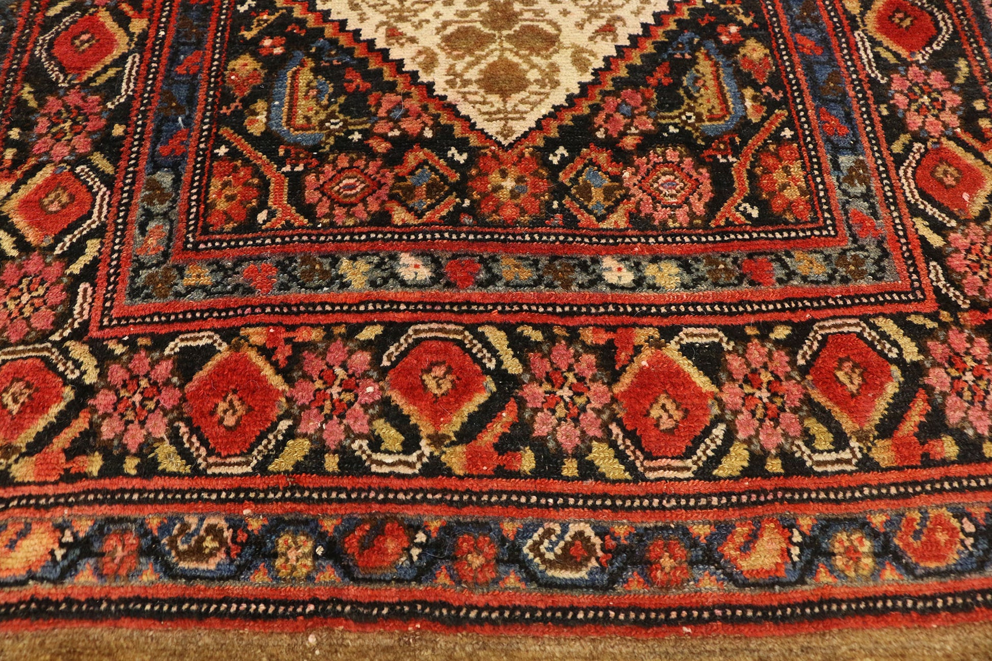 3 x 16 Antique Persian Malayer Runner 77292