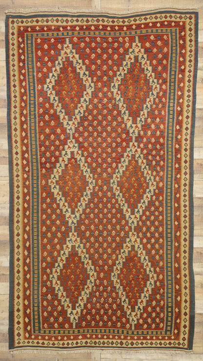 7 x 12 Vintage Persian Kilim Rug 77294