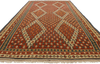 7 x 12 Vintage Persian Kilim Rug 77294