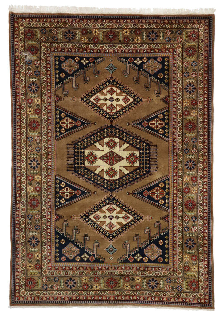 8 x 12 Vintage Romanian Tribal Rug 77299