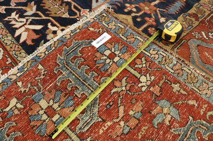 9 x 12 Antique Serapi Rug 77301