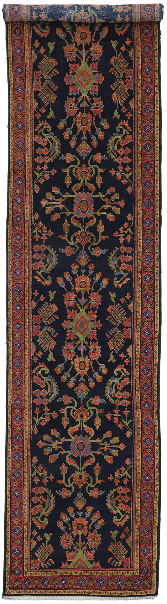 3 x 16 Antique Persian Malayer Runner 77302