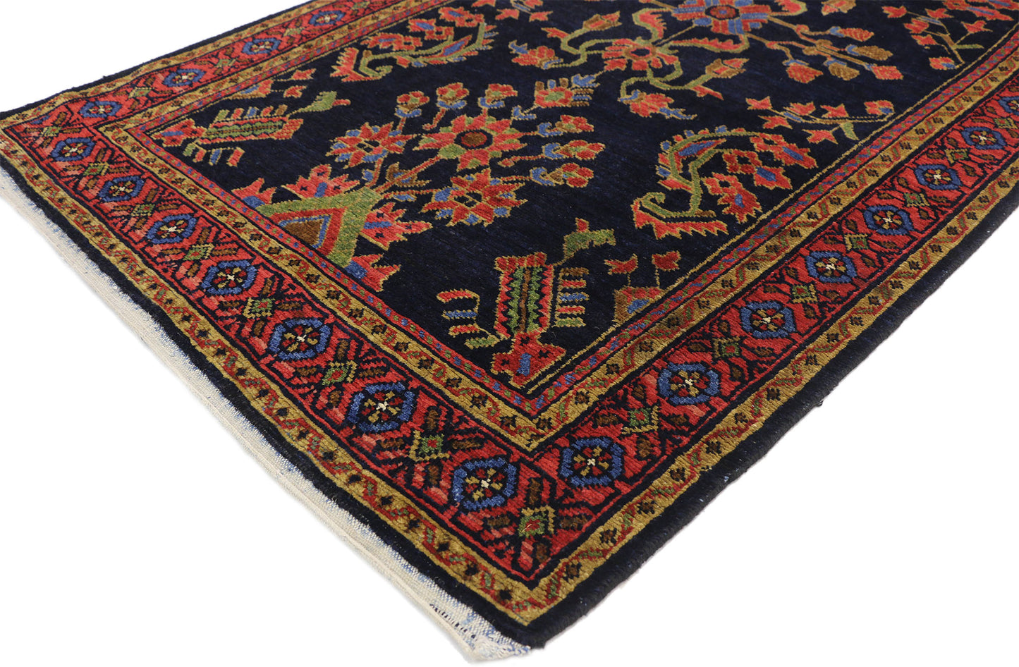 3 x 16 Antique Persian Malayer Runner 77302