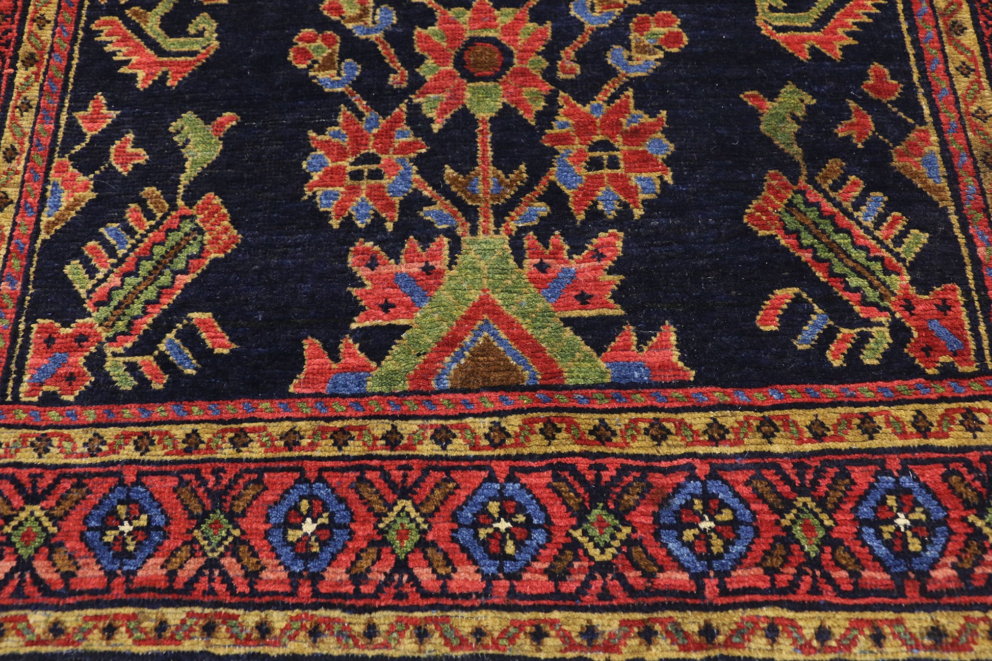 3 x 16 Antique Persian Malayer Runner 77302