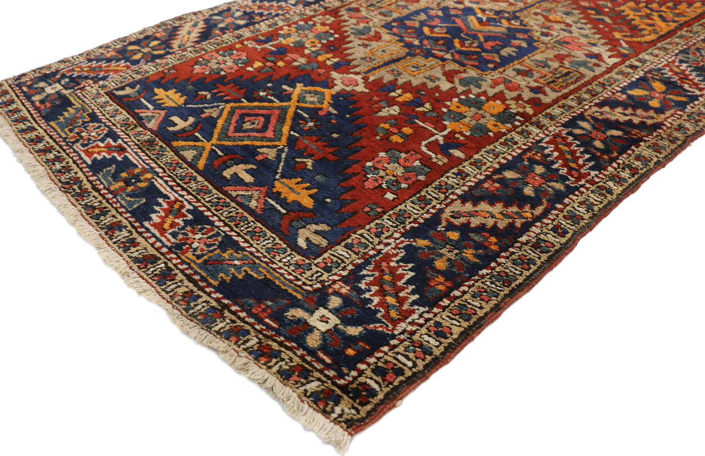 3 x 11 Antique Heriz Rug 77303