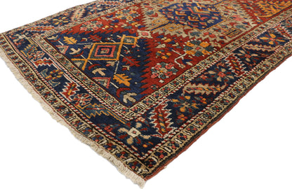 3 x 11 Antique Heriz Rug 77303