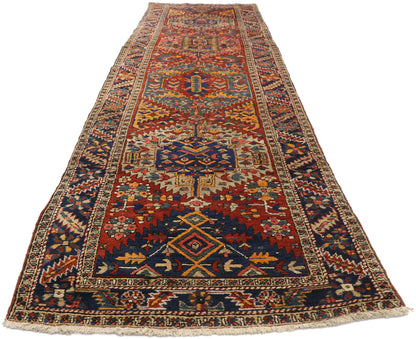 3 x 11 Antique Heriz Rug 77303