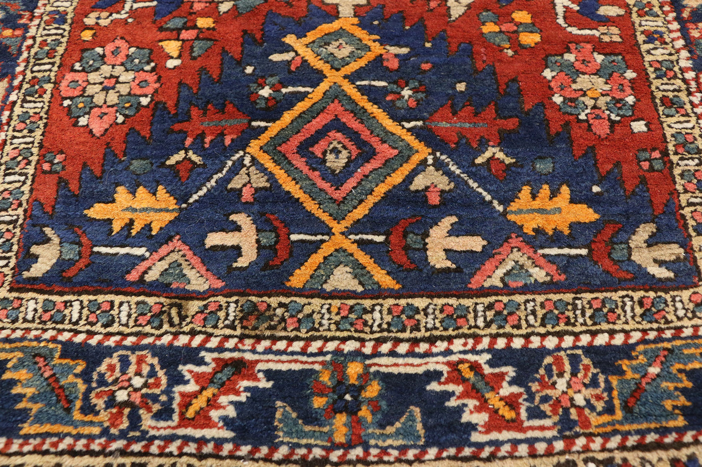 3 x 11 Antique Heriz Rug 77303