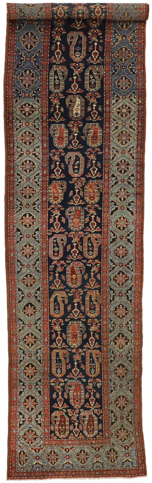 3 x 14 Antique Persian Malayer Runner 77304