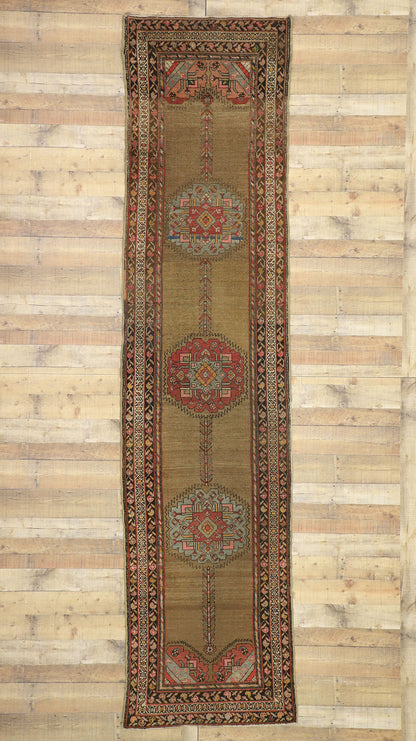 3 x 13 Antique Persian Malayer Runner 77305