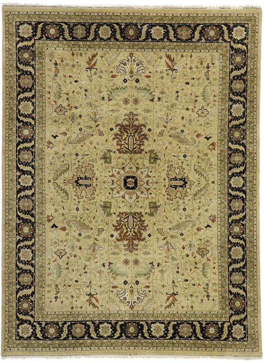 9 x 12 Vintage Indian Rug 77306