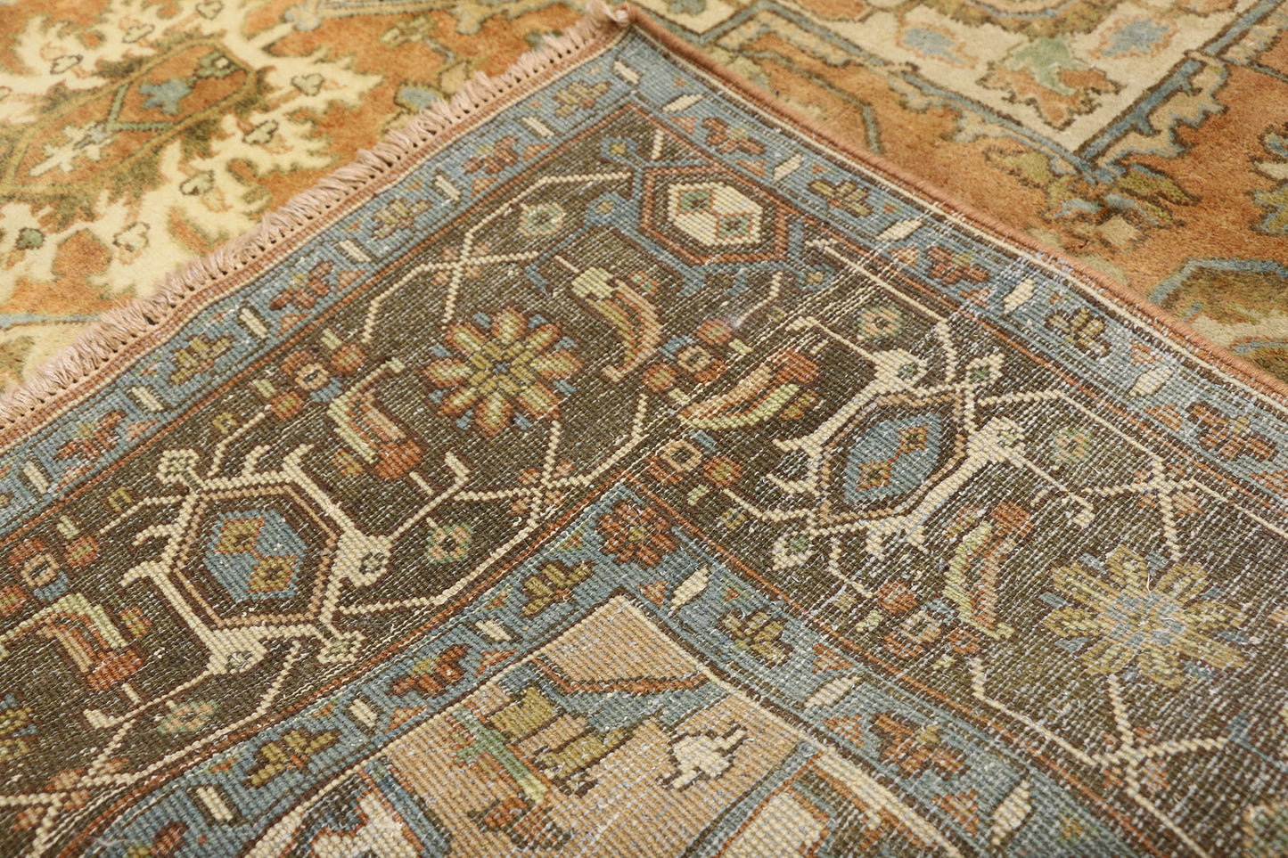 8 x 10 Vintage Heriz Rug 77309
