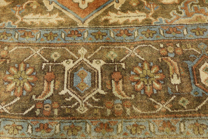 8 x 10 Vintage Heriz Rug 77309