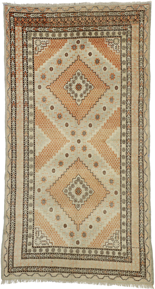 5 x 10 Vintage Turkestan Khotan Rug 77310