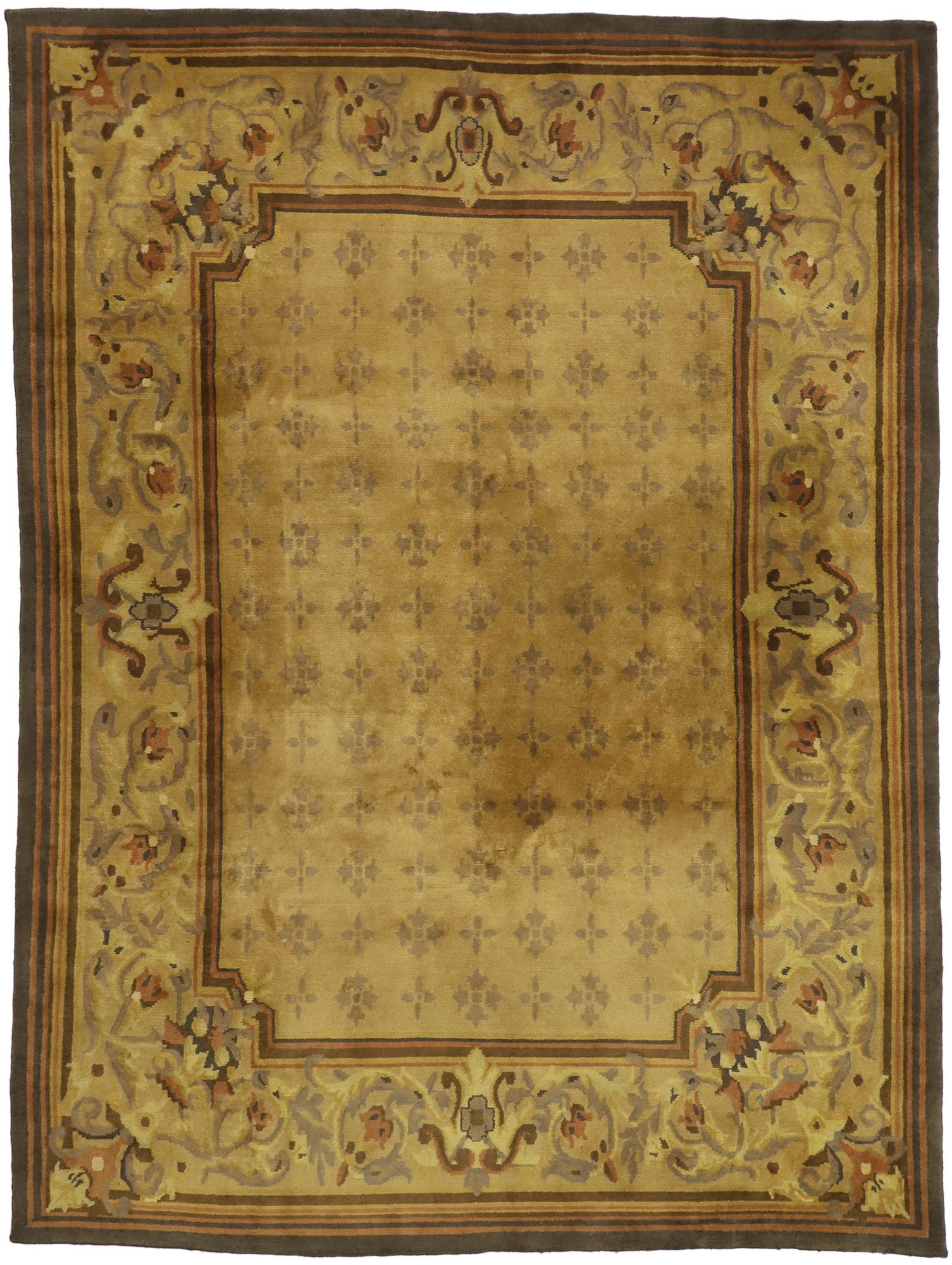 8 x 11 Vintage Tibetan Rug 77313