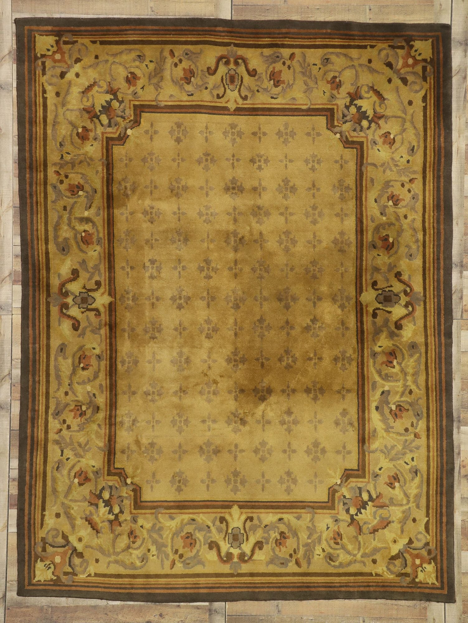 8 x 11 Vintage Tibetan Rug 77313