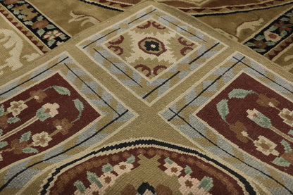 10 x 14 Vintage Savonnerie Tibetan Rug 77314