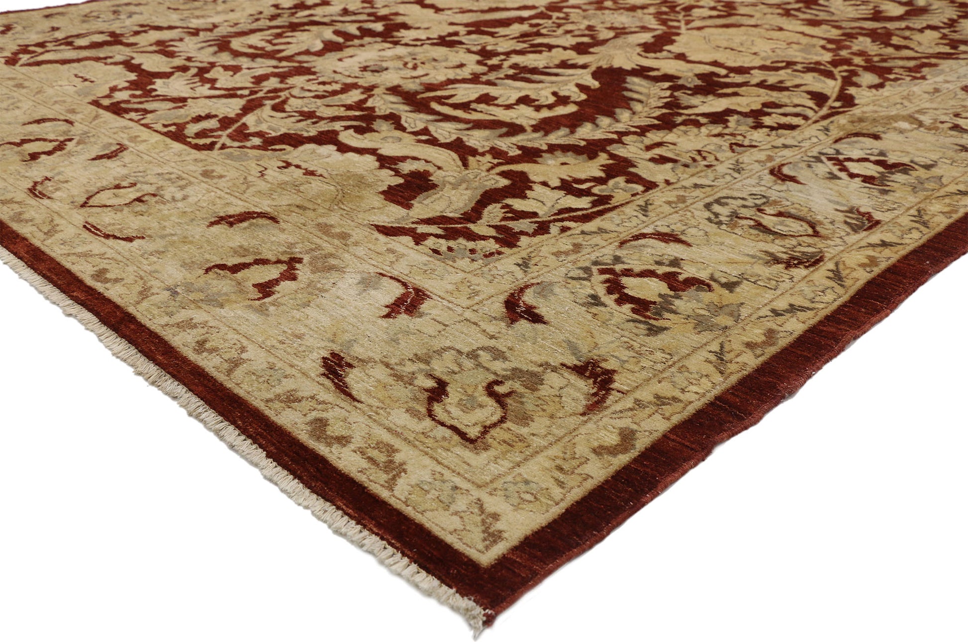 10 x 14 Antique Indian Rug 77315