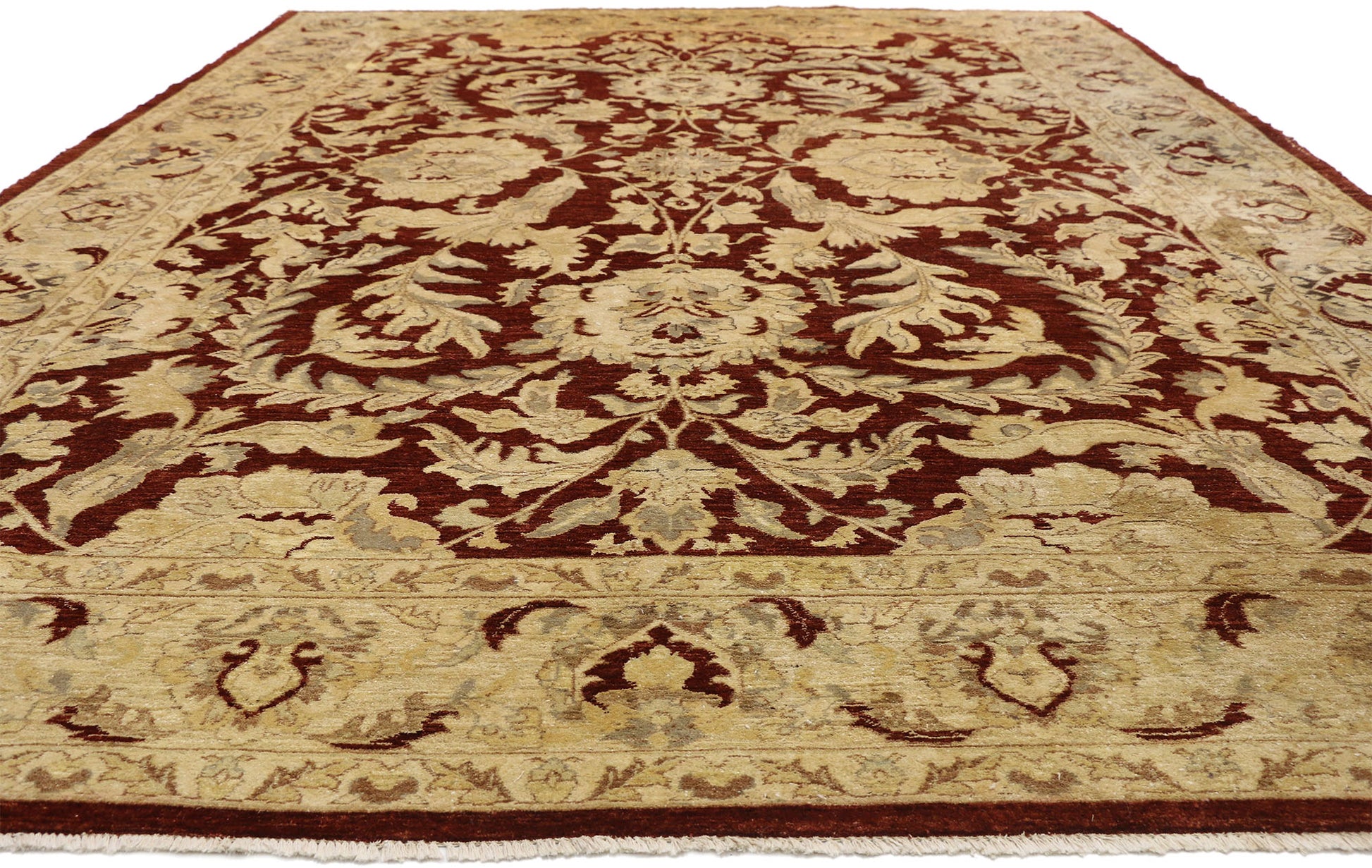 10 x 14 Antique Indian Rug 77315