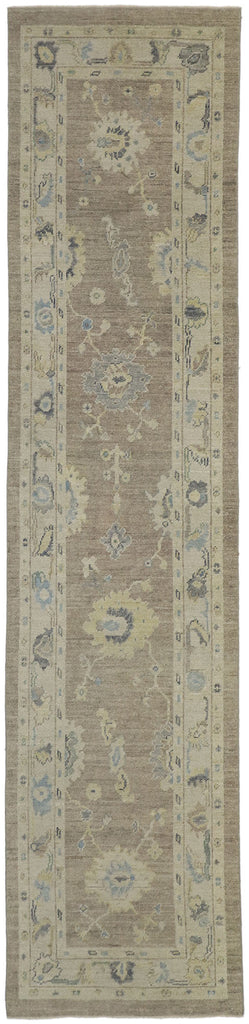 3 x 12 Transitional Oushak Runner 77317