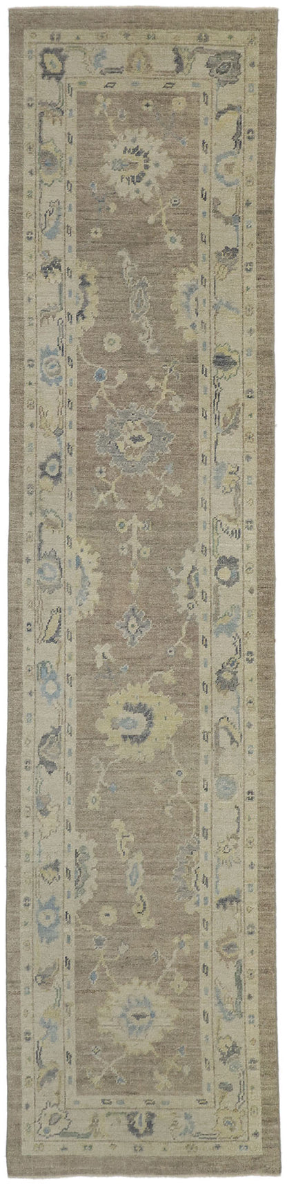 3 x 12 Transitional Oushak Runner 77317