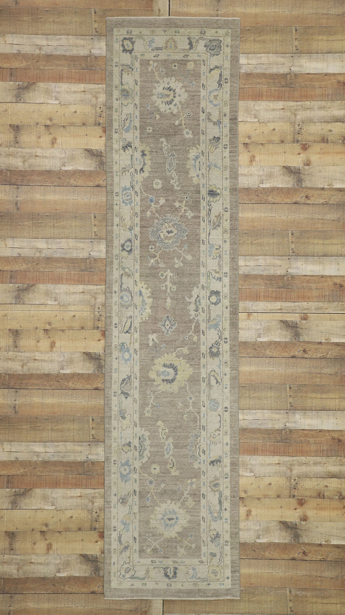 3 x 12 Transitional Oushak Runner 77317